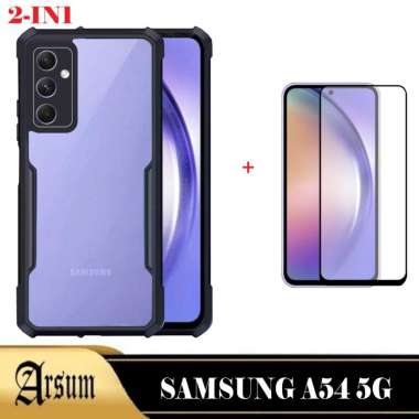 Case Transparan Samsung A54 5G 2023 Softcase Cover Airbag hardcase silicon terbaru Free Tempered Gla