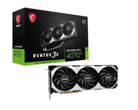 VGA Card Nvidia MSI Geforce RTX 4070 Ti Ventus 3X 12GB OC GDDR6X