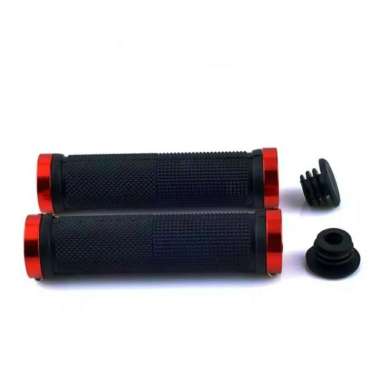 HANDGRIP SEPEDA LIPAT/MTB/BMX UJUNG BESI (RED)