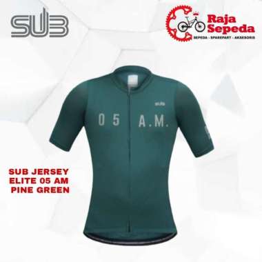 JERSEY SEPEDA SUB JERSEY 05AM ELITE ORIGINAL PINE GREEN XXL
