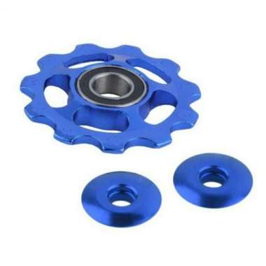 PULLEY GEAR RD SEPEDA BEARING 11T SELI/MTB (BLUE)