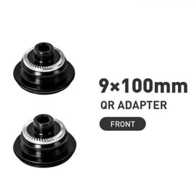 TUTUP PENUTUP HUB SEPEDA MTB / HYBRID QR ADAPTER DEPAN (SEPASANG)
