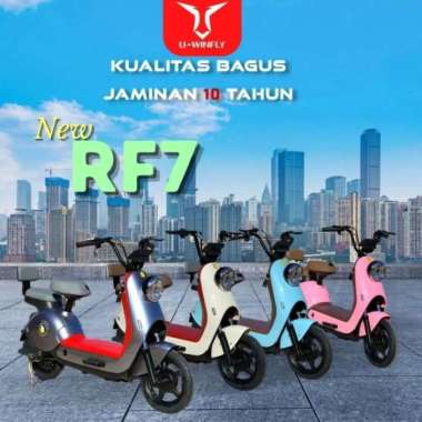SEPEDA LISTRIK UWINFLY RF7 REDFISH 7 MOPED ELECTRIC BIKE GARANSI