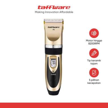 Alat Cukur Elektrik Bulu Binatang Taffware Pet Dog Clipper - P2 - Gold