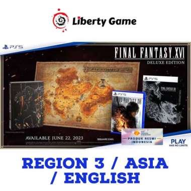 PS5 Final Fantasy XVI / Final Fantasy 16 / FF16 FF XVI Deluxe Edition