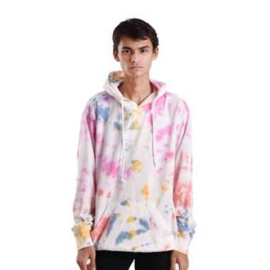 Roughneck - Rainbow Mini Sig Tie Dye Jaket & Hoodies Pria L