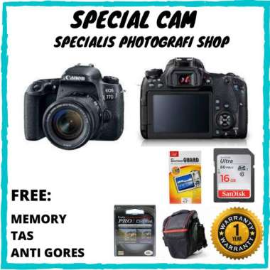 CAMERA CANON EOS 77D KIT 18-55 STM / CANON 77D KIT 18-55MM Multicolor
