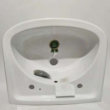 DUTY BESAR WASTAFEL TEMPAT CUCI TANGAN KERAMIK PUTIH