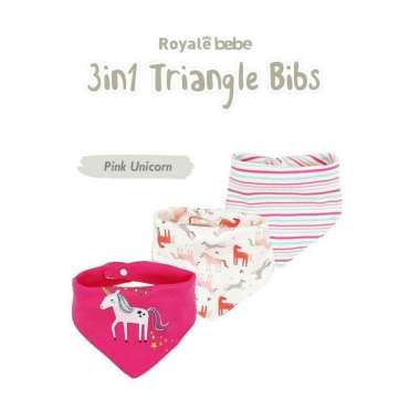 Royale Bebe 3 in 1 Bib segitiga Ladybug