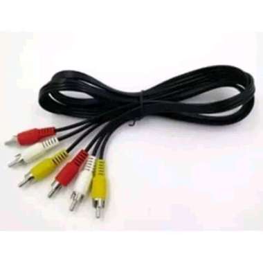 Kabel AV RCA Male 3 Warna RCA to Jack