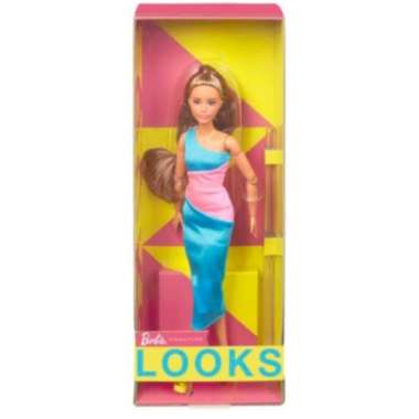 Boneka Barbie Brunette Red Hair Ken Made To Move Signature Looks Curly Short Pony Doll Brunette Pony