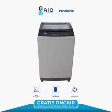 PANASONIC MESIN CUCI TOP LOADING 7 KG NA-F72MB1WSG PROMO GRATIS ONGKIR