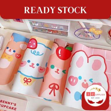 READY STOCK!!! Icupplier FORMEE KOREAN CARTOON PVC TABLE MAT - ALAS TATAKAN MEJA BELAJAR KERJA Cutie