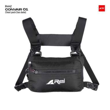 Tas Dada Rei Chest Bag Convair 01 Arei Outdoorgear Original 100% hitam