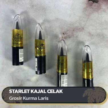 CELAK MATA STARLET KAJAL DRY EYE LINER HALAL ORIGINAL 1,5gr 1pcs