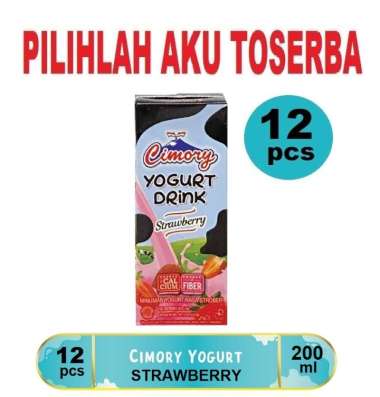 CIMORY YOGURT Drink STRAWBERRY 200 ml - ( HARGA 12 pcs )