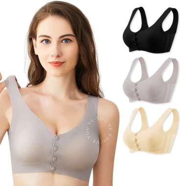 You’ve (YouHave) BH Seamless Sport Bra Seamless Bra Premium BH Sport Wanita Bra Wanita Kancing Depan