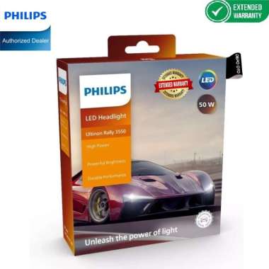 Philips Ultinon Rally 3550 LED H7 6500K Bohlam Lampu Mobil Putih White