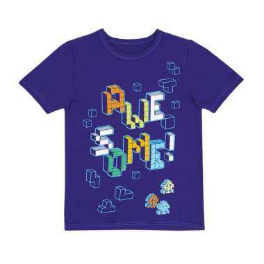 TORIO Basic T-Shirt Awesome 6-12 Tahun - Kaos Anak Laki-Laki 7-8 tahun