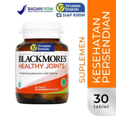BLACKMORES HEALTHY JOINTS BPOM KALBE - 30 TAB | Suplemen Kesehatan Sendi Dan Tulang Rawan