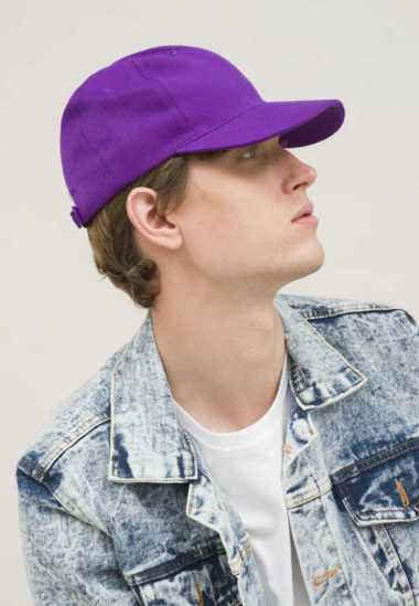 Houseofcuff Topi Casual Polos Sport Besi Baseball Cap Tumblr Hat Ungu tua Ungu