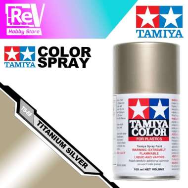 TAMIYA SPRAY TITANIUM SILVER TS-88