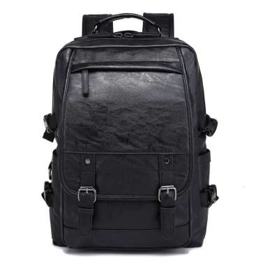 Luminox Tas Ransel Kasual Kulit PVC Sintetis IGJ - Tas Ransel Pria Wanita Unisex - Backpack Daypack 