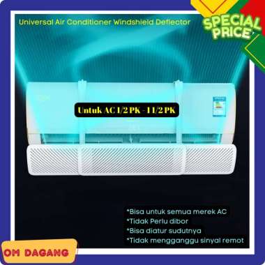 Teleskopik Universal Talang AC Reflektor Penahan Penghalang AC