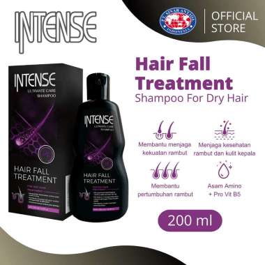INTENSE Shampoo FOR DRY HAIR PURPLE 200ML Perawatan Rambut Rontok Tipe Rambut Kering BDG