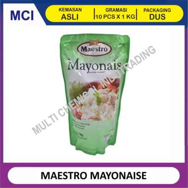 MAESTRO MAYONAISE ORIGINAL 1 KG / MAYONNAISE MAESTRO - 1 DUS 10 PCS