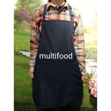 apron barista/apron masak/apron waterproof Hitam