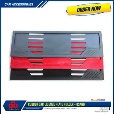 OsanO Dudukan Plat Nomor Mobil Merah