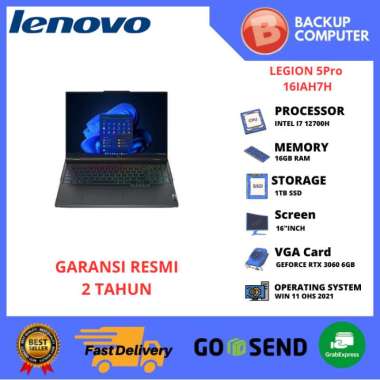 LAPTOP LENOVO LEGION 5Pro 16IAH7H 82RF00RGID i7-12700H