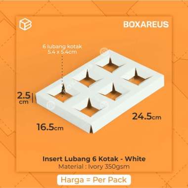 Insert Kotak Cupcake Box | Box. Dus. Kemasan. Cupcake Box. Cake Box Brown