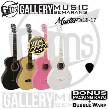 Gitar Akustik Elektrik Maxtar AGS-17 Original / Gitar Akustik Original / Gitar Akustik Termurah PAKE