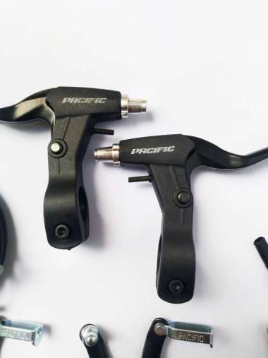 Kampas Rem V-Brake Pacific Setengah Alloy untuk Sepeda Lipat, BMX, MTB