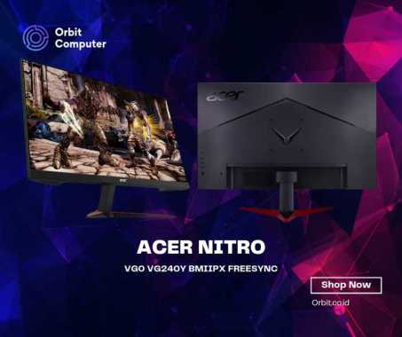 Acer Nitro VG0 VG240Y Monitor Gaming 23.8" IPS FHD 180Hz 1ms FreeSync