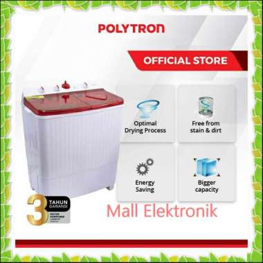 MESIN CUCI 2 TABUNG murah POLYTRON 8 KG PWM-801 murah promo