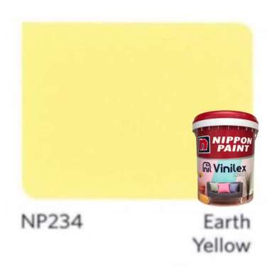 Cat Tembok Interior Vinilex Pro 1000 20 kg - Nippon Paint Earth Yellow Warna