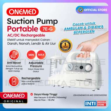 ONEMED - Suction Pump DEWASA ANAK Portable 7EG | Penyedot Lendir Dahak