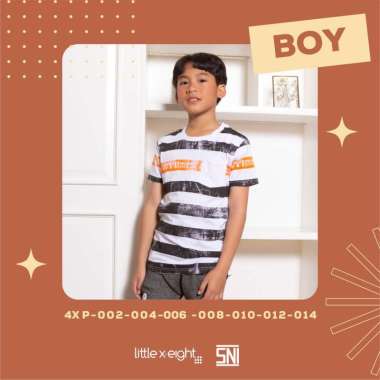 Little X∙eight Boy Hamilton T-Shirt 3-4 tahun