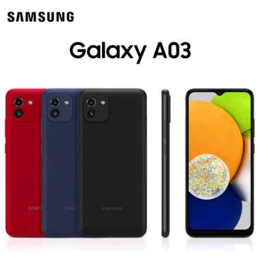 Samsung Galaxy A03 4/64 Garansi Resmi SM-A035F Black