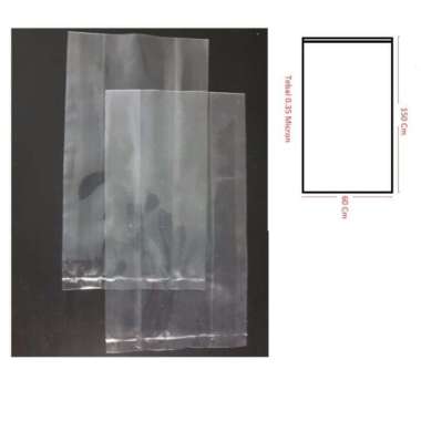 PLASTIK PP TEBAL 035|PLASTIK BENING|PLASTIK LAUNDRY - 60 x 150 CM