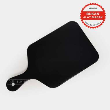 PRUMU Melamin Piring Saji Model Talenan 8 inch - Piring Cafe Resto - Piring Unik - Piring Restoran -