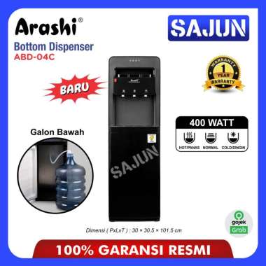 Arashi Bottom Dispenser ABD-04C 3 Pengaturan Suhu Dispenser Galon Bawah ABD04C