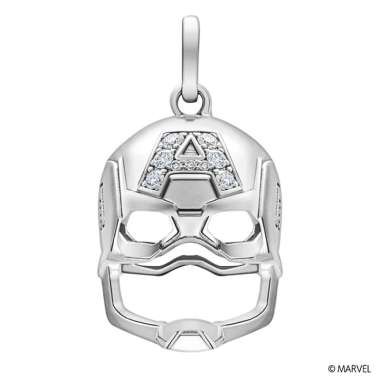 Passion Jewelry x Marvel - Captain America Diamond Pendant MAR-LWF1342