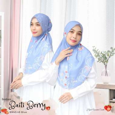Hijabwanitacantik - Instan Baiti Berry | Hijab Instan | Jilbab Instan Blue