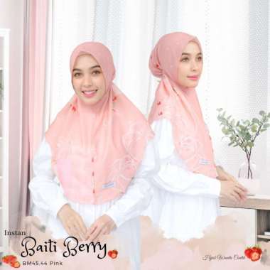 Hijabwanitacantik - Instan Baiti Berry | Hijab Instan | Jilbab Instan Pink
