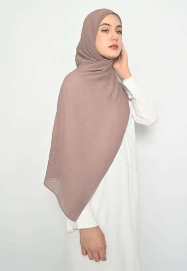 My Daily Hijab Pasmina Plisket Cerutti coffe