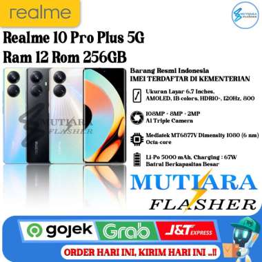 Realme 10 Pro Plus 5G Ram 12 Rom 256GB Hyperspace